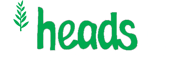 HeadsUp Logo - White and Green
