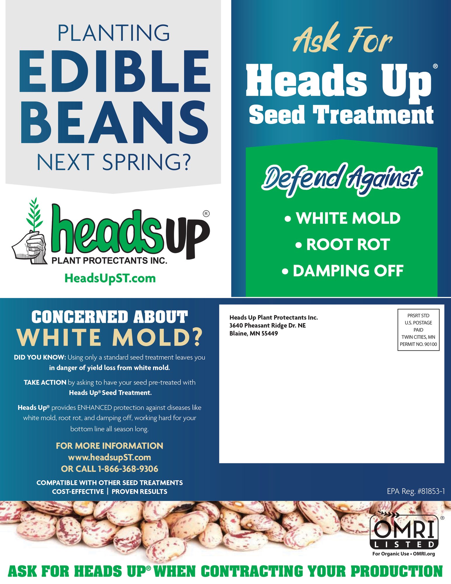 dry bean post card